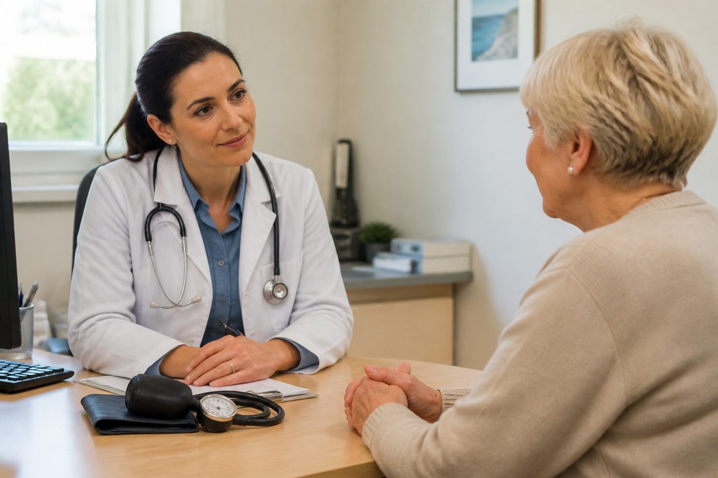Private GP consultation in a Lurgan consulting room