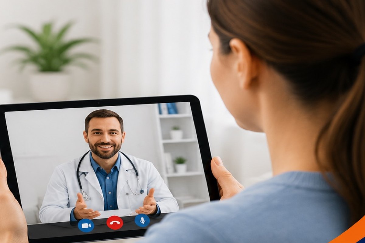 Online GP consultation from home